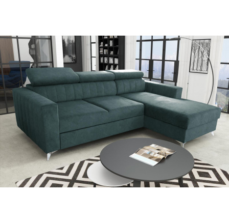 Rohová sedacia súprava Mildred P modro/sivá