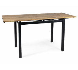 Stôl GD017 PALE ARTISAN/čierny matný 110(170)x74