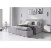 Posteľ HILTON s matracom 120x200 cm, Sivá