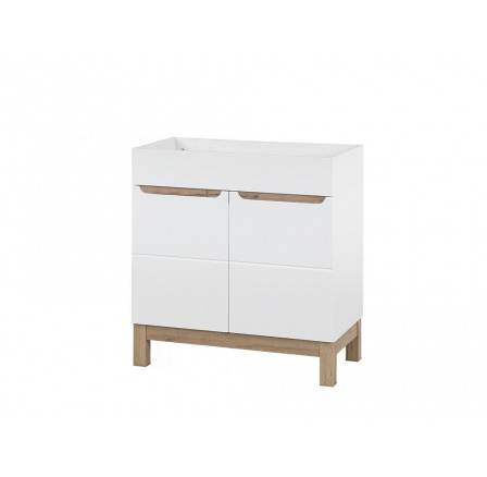 BALI BIELA 821 skrinka pod umývadlo 2D/ White cabinet under washbasin 2D 80cm CU-COC-834012 FSC MIX 70%