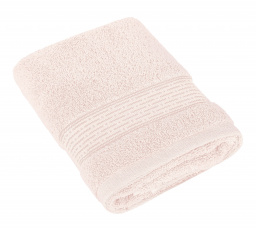 Froté uterák 50x100cm prúžok 450g sv. lososová