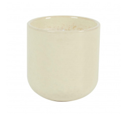 Sviečka Glaze S v bielej keramike