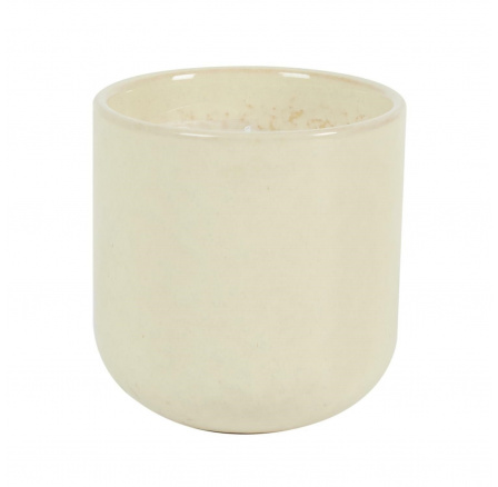 Sviečka Glaze S v bielej keramike
