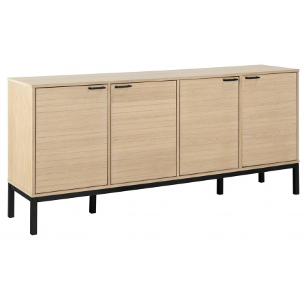 Široká komoda Kensington bielený dub