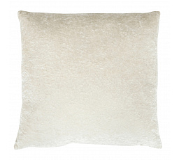 Polštář s výplní - bílý s lemováním, 100% polyester, 45 x 45 cm