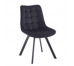 Stolička velvet čierna KO265-FXJG