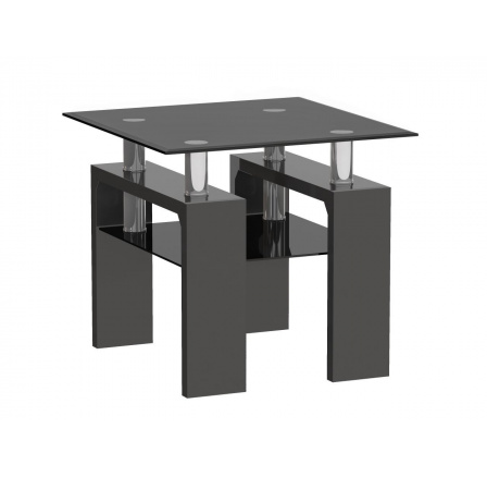 Konferenčný stolík čierny A08-2-mini-H-55