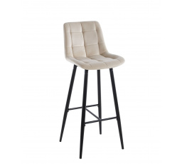 Barová stolička H2-FX, béžová / čierna 