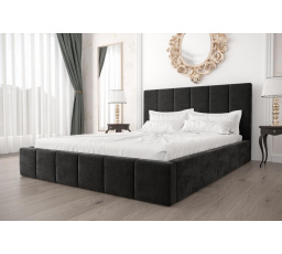 Posteľ RADO - 200x200, Kovová na plynových zdvihákoch