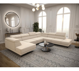 Rohová sedacia súprava EMPORIO MAX II 300X350X180 - pravá, béžová