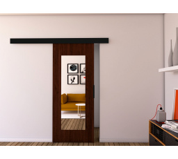 Posuvné dvere STANDART MIX - I90, Wenge/čierna