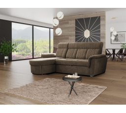 Rohová pohovka Billy uni hnedá