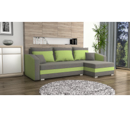 Rohová sedacia súprava Fabian UNI sivá/zelená