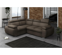 Rohová sedacia súprava Bodie L - hnedá