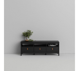 TV komoda REAL, Čierna