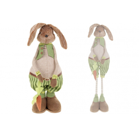 Zajačik stojaci, textilná dekorácia