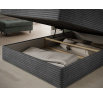 Čalúnená posteľ - boxspring ALAMITO 120x200, Modullo 04