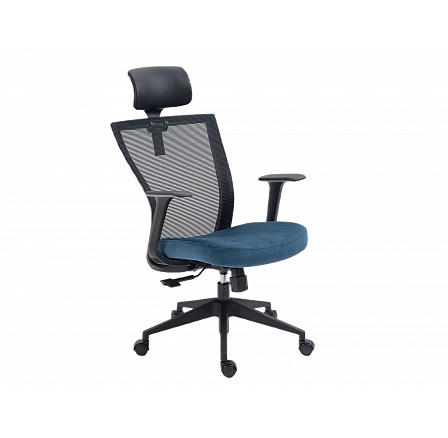 Kancelárske kreslo Q-328H, Čierna/Modrá Kancelárske kreslo Q-328H, Čierna/Modrá
