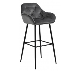 Barová stolička Brooke VIC sivá