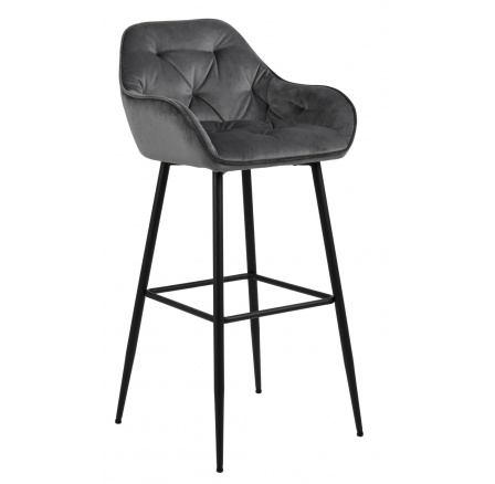 Barová stolička Brooke VIC sivá