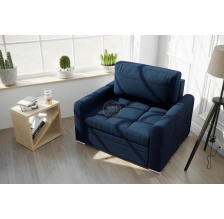 Kreslo VERONA 105 cm - modrá Kreslo VERONA 105 cm - modrá