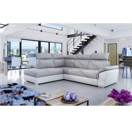 Rohová sedacia súprava LORETO, Berlin 01/Soft 17, ľavá