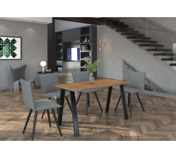 Jedálenský stôl KOBALT, Dub artisan