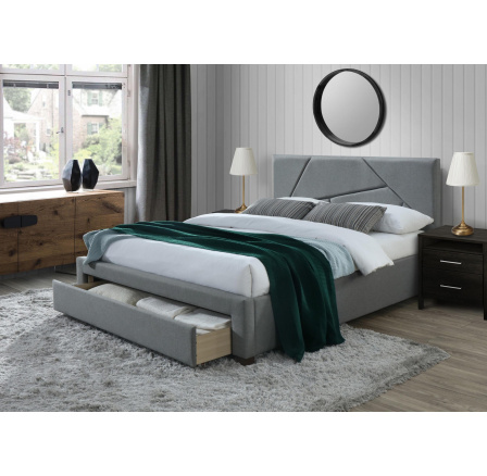 Posteľ VALERY 160, sivá