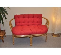 Poduška na lavicu Bahama vínový melír typ PL