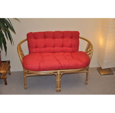 Poduška na lavicu Bahama vínový melír typ PL