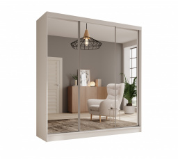 Šatní skriňa Tola 200 Biela+Biela