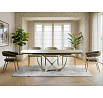 STÔL INFINITY KERAMICKÝ BÉŽOVÝ TRAVERTÍN/KAŠMÍR 160(240)X95