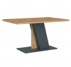 Jedálenský stôl BRISTOL, Antracit/Dub Votan