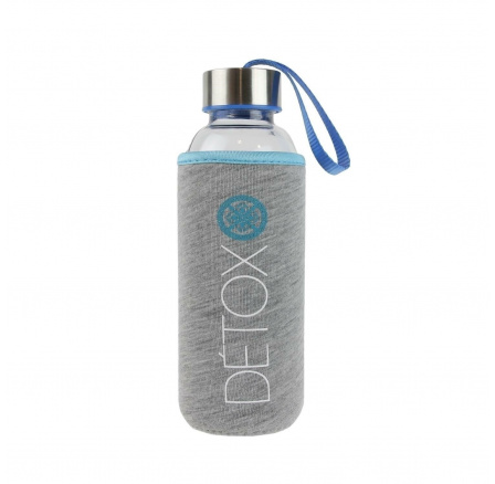 Fľaša s neoprénovým obalom 400ml modrá