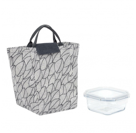 Sada Lunch box a termotaška sivé Sada Lunch box a termotaška sivé
