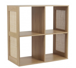 Regál Kali 4 police prírodný