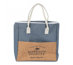 Taška na obed Refreshing Cork 8l modrá