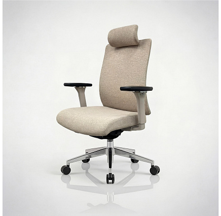 Ergonomická kancelárska stolička svetlo béžová VECTOT Ergonomická kancelárska stolička svetlo béžová VECTOT