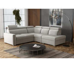 Sedacia súprava Petrit VIII pravá Paros svetlo šedá