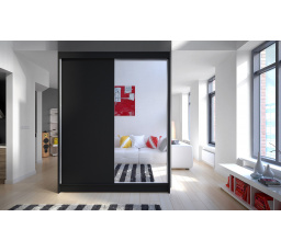 Šatní skriňa CAMILA I 150, Čierna