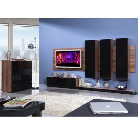 Obývacia stena LIFE - slivka