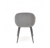 Jedálenská stolička K480, Sivá/Čierna