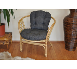 Vankúš pre kreslo Bahama tmavo sivý