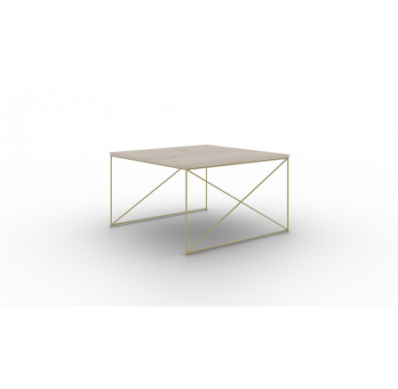 Stolík kávový Nelia Zlatý+Sonoma