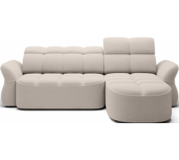 Rohová sedacia súprava s elektrickým rozkladaním BENETH - Pravá, Royal 18