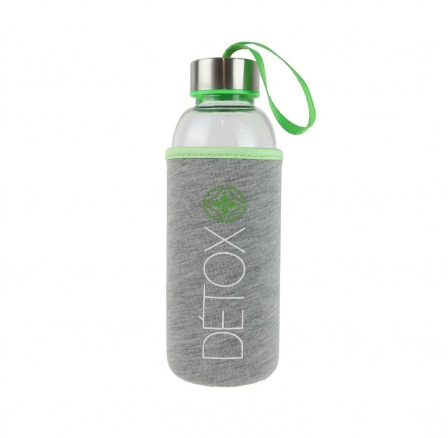 Fľaša s neoprénovým obalom 400ml zelená