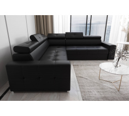 Rohová sedacia súprava MARGO MAX 270×270 prírodná koža - Ľavá strana, prírodná koža - voliteľná farba