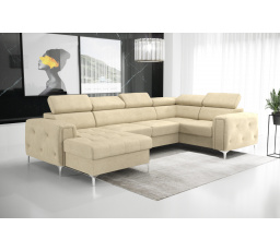 Rohová sedacia súprava ORION MAX III s funkciou spania 165x320x185 cm béžová ST06 - rýchle dodanie