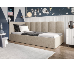 Posteľ SIMBA - béžová - T13, Ľavá strana