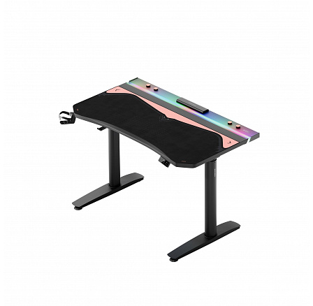 Herná ochranná podložka na stôl, veľká Diablo X-Forge Black Akira Pink 120 x 52 cm